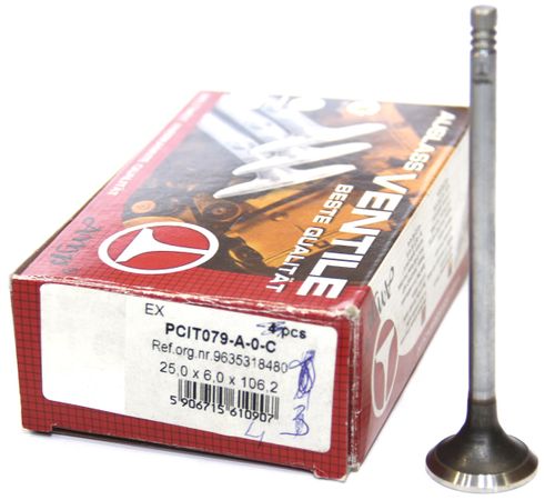 Клапан випускний AMP PCIT079-A-0-C для Citroen 2.0HDI 16V [9635318480; 0949.A9] - Фото 1