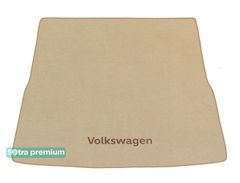 Двухслойные коврики Sotra Premium Beige для Volkswagen Passat (B6-B7)(универсал)(багажник) 2005-2014