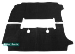 Двухслойные коврики Sotra Classic Black для Toyota Previa (mkI)(2-3 ряд) 1990-1999