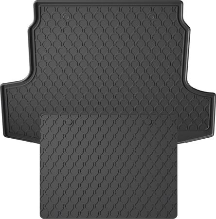 Гумовий килимок у багажник Gledring для BMW 3-series (G21)(універсал) 2019→ (багажник із захистом) - Фото 1