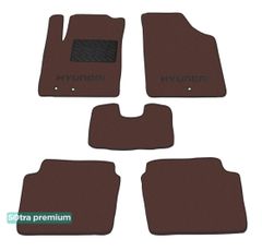 Двошарові килимки Sotra Premium Chocolate для Hyundai i10 (mkI) 2007-2014