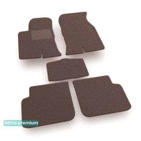 Двошарові килимки Sotra Premium Chocolate для Geely GC7 (mkI) 2012-2018 - Фото 1