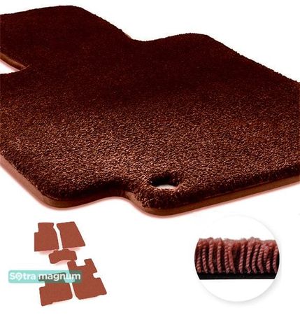 Двошарові килимки Sotra Magnum Red для SsangYong Rexton (mkI)(1-2 ряд) 2001-2006 - Фото 1