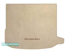 Двухслойные коврики Sotra Premium Beige для Mercedes-Benz GLC-Class (C253)(купе)(не гибрид)(багажник) 2015-2022