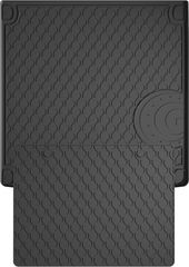 Гумовий килимок у багажник Gledring для Audi A4/S4/RS4 (mkIV)(B8)(універсал) 2008-2016 (багажник із захистом)