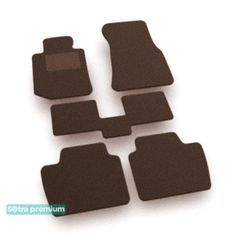 Двошарові килимки Sotra Premium Chocolate для BMW 4-series (G22; G23; G82; G83)(купе і кабріолет) 2020→