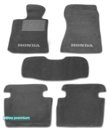 Двошарові килимки Sotra Premium Grey для Honda Legend (mkIV) 2006-2008 - Фото 1