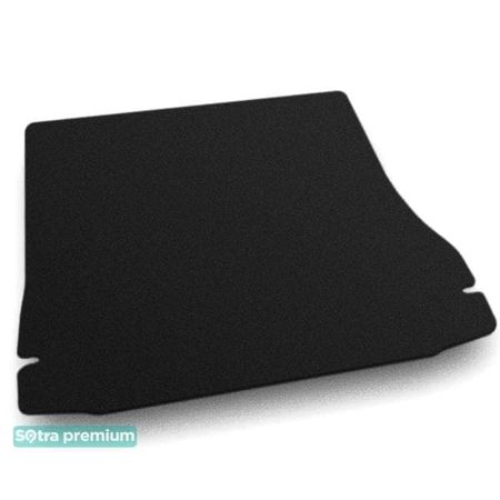 Двошарові килимки Sotra Premium Black для Renault Scenic (mkIII)(Grand)(7 місць)(складений 3 ряд)(багажник) 2009-2016 - Фото 1