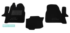 Двошарові килимки Sotra Classic Black для Ford Tourneo / Transit (mkVII)(без кліпс)(1 ряд) 2013→ - Фото 1