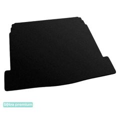 Двошарові килимки Sotra Premium Black для Citroen C5 (mkI)(ліфтбек)(багажник) 2001-2007