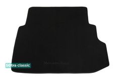 Двошарові килимки Sotra Classic Black для Mercedes-Benz E-Class (W211)(седан)(багажник) 2002-2009