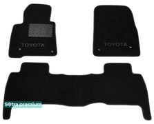 Двошарові килимки Sotra Premium Black для Toyota Land Cruiser (J200)(1-2 ряд) 2007-2012 - Фото 1