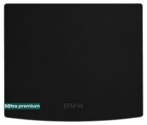 Двошарові килимки Sotra Premium Black для BMW X1 (U11) 2022→ (верхній)(2 row fixed)(багажник) - Фото 1