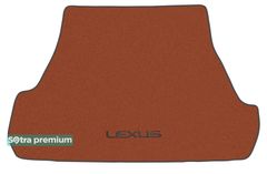 Двухслойные коврики Sotra Premium Terracotta для Lexus LX (mkIII)(J200)(5 мест)(багажник) 2007-2015