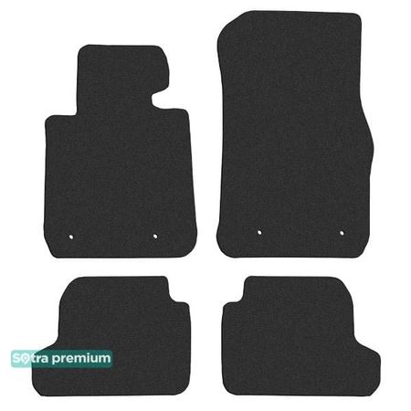 Двошарові килимки Sotra Premium Black для BMW 2-series (F22; F87) 2014-2021 - Фото 1