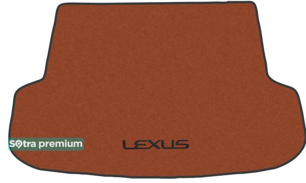 Двошарові килимки Sotra Premium Terracotta для Lexus RX (mkIV)(багажник) 2016-2022 - Фото 1