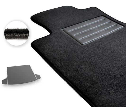 Двошарові килимки Optimal для Hyundai Creta (mkI)(багажник) 2014-2021 - Фото 1