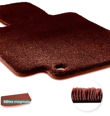 Двошарові килимки Sotra Magnum Red для Cadillac XT6 (mkI)(розкладений 3 ряд) 2019→ - Фото 1