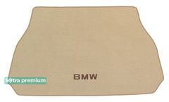 Двухслойные коврики Sotra Premium Beige для BMW X5 (E53)(багажник) 1999-2006