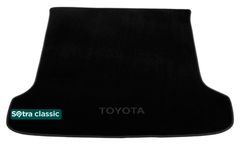 Двухслойные коврики Sotra Classic Black для Toyota Land Cruiser Prado (J150)(5 мест)(багажник) 2009-2017