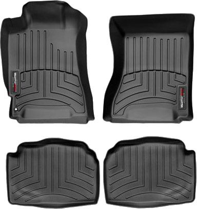 Коврики Weathertech Black для Subaru Forester (mkII) 2002-2007 - Фото 1