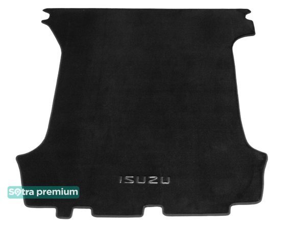 Двошарові килимки Sotra Premium Black для Isuzu Trooper (mkII)(багажник) 1992-2002 - Фото 1