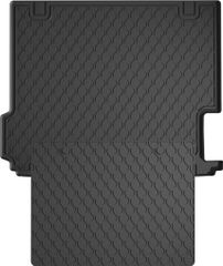 Гумовий килимок у багажник Gledring для BMW X3 (F25) 2010-2017 (багажник із захистом)