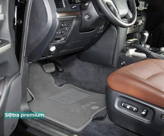 Двухслойные коврики Sotra Premium Grey для Volkswagen Caddy (mkIV)(1 ряд) 2020→ - Фото 2