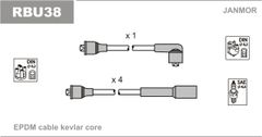 Дроти запалювання Janmor RBU38 для Renault Master 2.0 (829731 / J5R 718 / J5R)