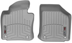 Коврики Weathertech Grey для Volkswagen Golf (mkV-mkVI) / Jetta (mkV) / Eos (mkI); Skoda Octavia (mkII)(4 oval fixings)(1 row) 2003-2012 automatic - Фото 1