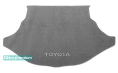 Двухслойные коврики Sotra Premium Grey для Toyota Venza (mkI)(багажник) 2008-2017
