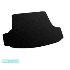 Двошарові килимки Sotra Premium Black для Skoda Octavia (mkII)(A5)(ліфтбек)(багажник) 2004-2012