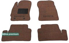 Двухслойные коврики Sotra Premium Chocolate для Toyota Auris (mkII) 2013-2018
