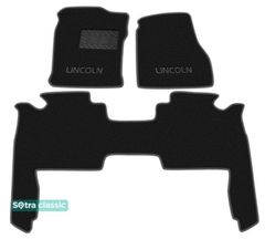 Двошарові килимки Sotra Classic Black для Lincoln Navigator (mkII)(1-2 ряд) 2003-2006