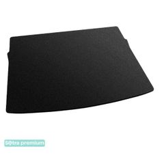 Двошарові килимки Sotra Premium Black для Volkswagen Golf (mkVII)(хетчбек)(багажник) 2012-2020