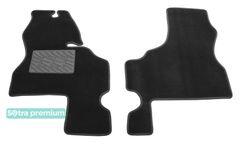 Двухслойные коврики Sotra Premium Black для Iveco Daily (mkII)(1 ряд) 1990-2000