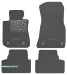 Двошарові килимки Sotra Premium Grey для BMW i4 (G26)(ліфтбек)(електро) 2020→