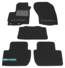 Двошарові килимки Sotra Classic Grey для Mitsubishi Outlander (mkII) 2007-2012