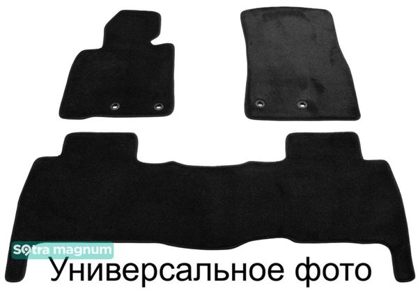 Двошарові килимки Sotra Magnum Black для Toyota Land Cruiser (J200)(1-2 ряд) 2007-2012 - Фото 3
