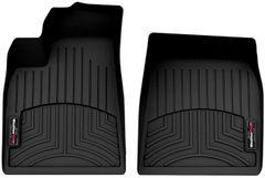 Килимки WeatherTech Black для Tesla Model X (mkI)(5, 6 або 7 місць)(1 ряд) 2021→