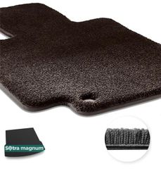 Двошарові килимки Sotra Magnum Black для Jaguar F-Pace (mkI)(з сіткою в лівій ніші)(багажник) 2016→