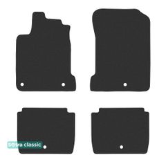 Двошарові килимки Sotra Classic Black для Renault Latitude (mkI) 2011-2015 АКПП