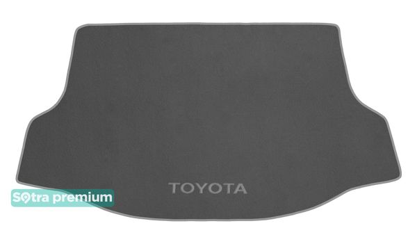 Двошарові килимки Sotra Premium Grey для Toyota RAV4 (mkIV)(з докаткою)(багажник) 2012-2018 - Фото 1