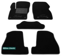 Двошарові килимки Sotra Classic Black для Ford Focus (mkIII) 2011-2014 (USA)