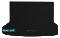 Двухслойные коврики Sotra Classic Black для Honda HR-V (mkII)(без запаски)(багажник) 2013-2022