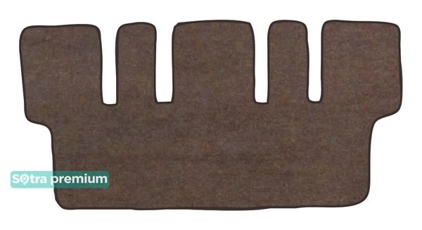 Двошарові килимки Sotra Premium Chocolate для Citroen C4 Picasso (mkI)(3 ряд) 2006-2013 - Фото 1
