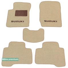 Двухслойные коврики Sotra Premium Beige для Suzuki Grand Vitara (mkIII) 2005-2017