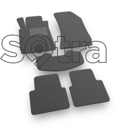Двошарові килимки Sotra Custom Classic Black для Alfa Romeo 159 (mkI)(без кліпс на 2 ряді) 2004-2011 - Фото 4