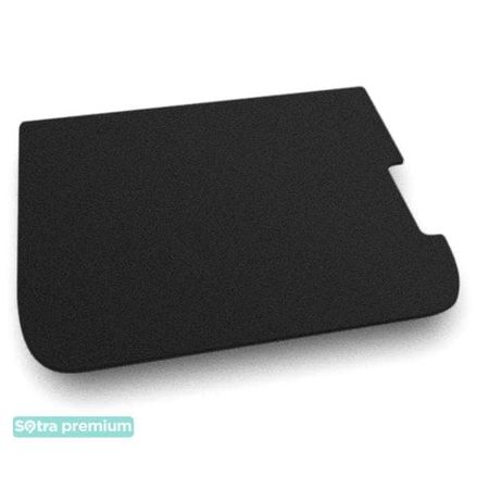Двошарові килимки Sotra Premium Black для Citroen C4 Picasso (mkI)(1 вырез)(багажник) 2006-2013 - Фото 1