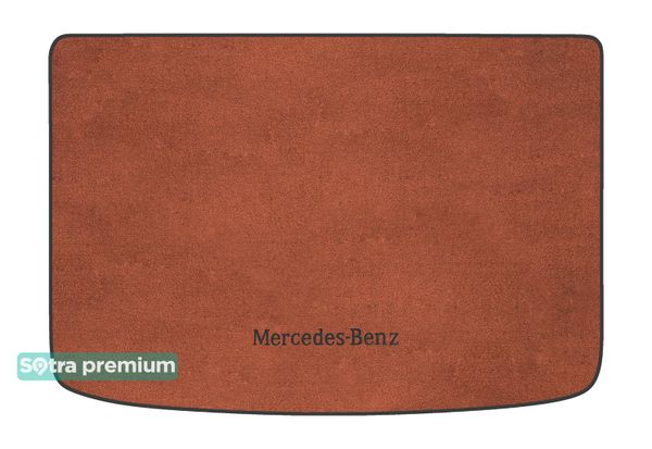 Двошарові килимки Sotra Premium Terracotta для Mercedes-Benz A-Class (W176)(багажник) 2012-2018 - Фото 1